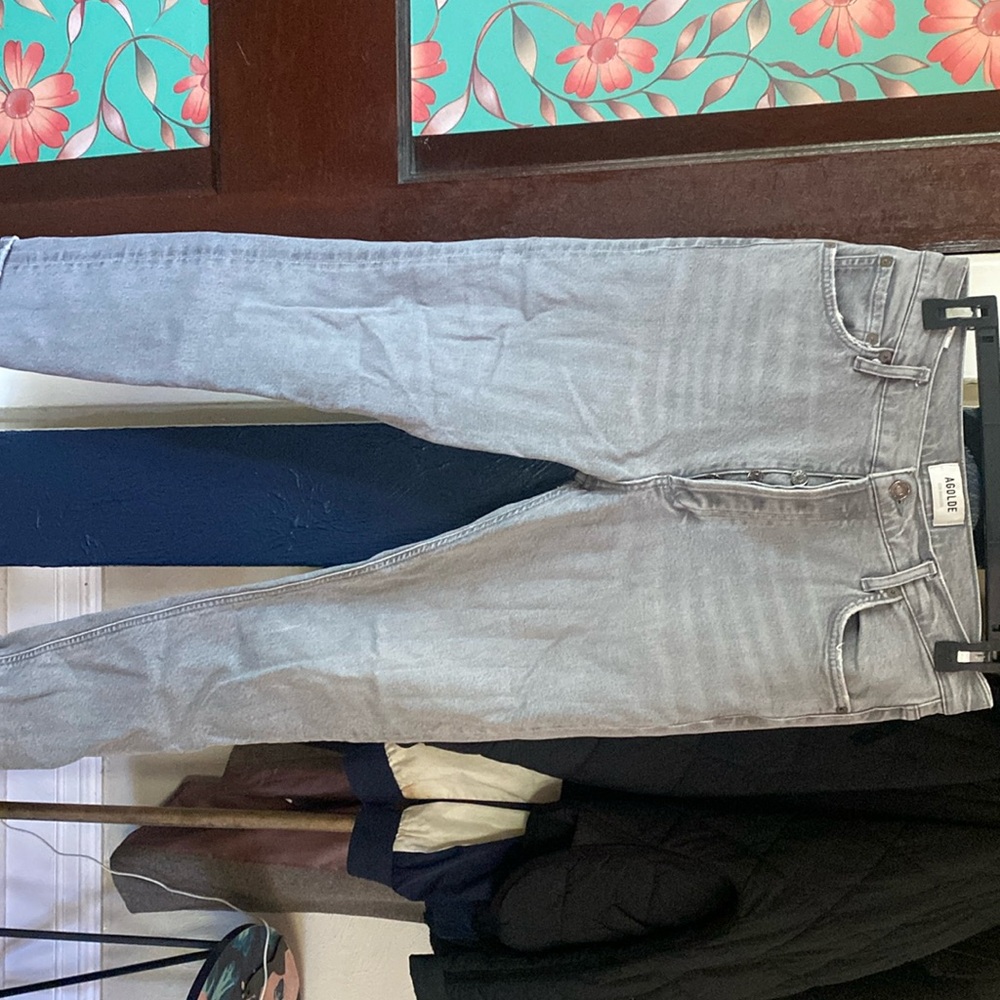 Agolde “Nico” button fly denim